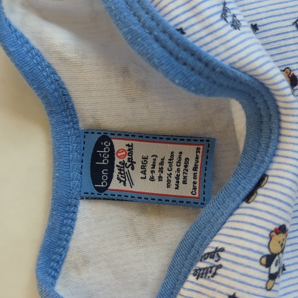 Bundle of Ten Baby Boy Items (mostly 6-9 months) Blue - Picture 15 of 16